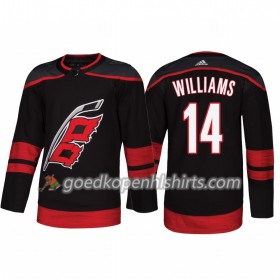 Carolina Hurricanes Justin Williams 14 Adidas 2018-2019 Alternate Authentic Shirt - Mannen